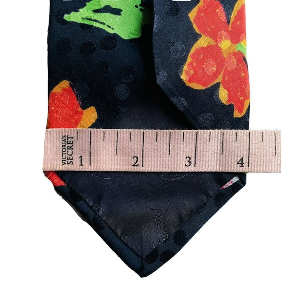 Brioni Italy Silk Neck Tie Floral Art Colorful Pattern Classic Cut 4x59” - Picture 7 of 7